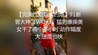 【完美性爱真实约炮】91新晋大神『WOjia』猛男爆操美女干了两个多小时 动作幅度大 速度也快