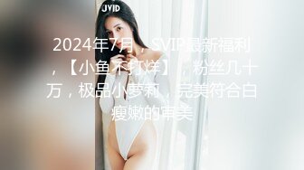 2024年7月，SVIP最新福利，【小鱼不打烊】，粉丝几十万，极品小萝莉，完美符合白瘦嫩的审美